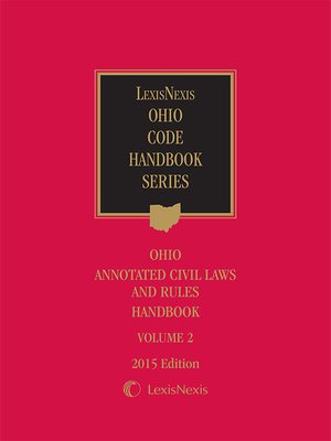 cover image of Anderson's Ohio Annotated Civil Laws & Rules Handbook